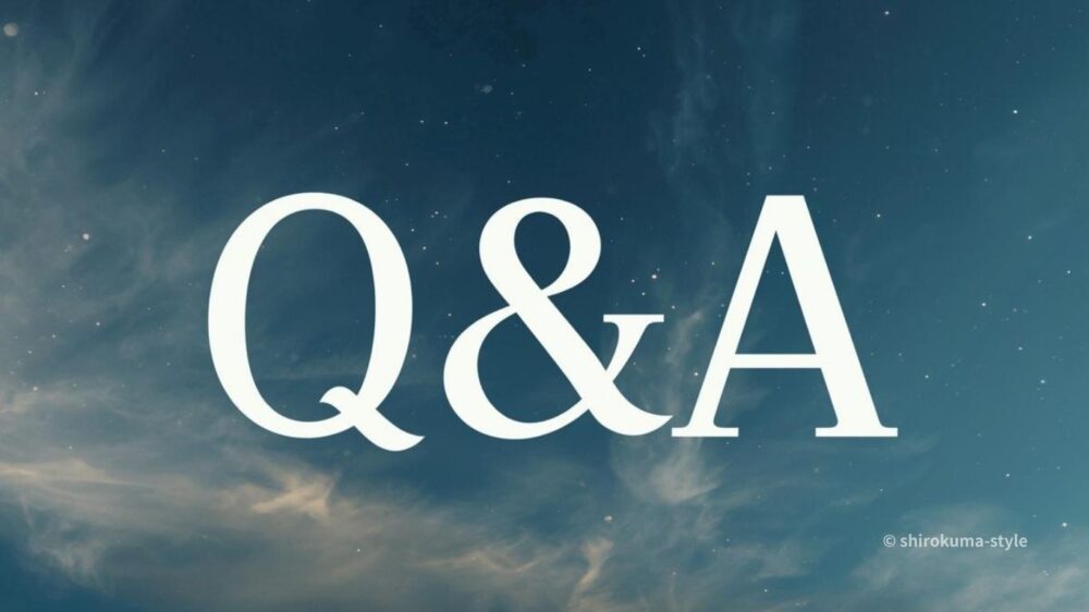 Q&A